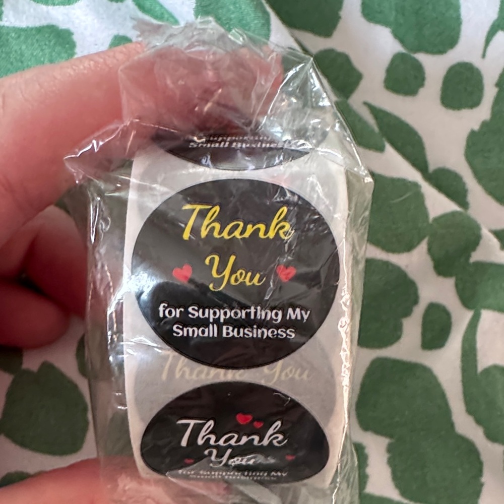 Thank You Stickers Roll (500‎ stickers)